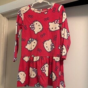 Sanrio Pink and White Hello Kitty dress